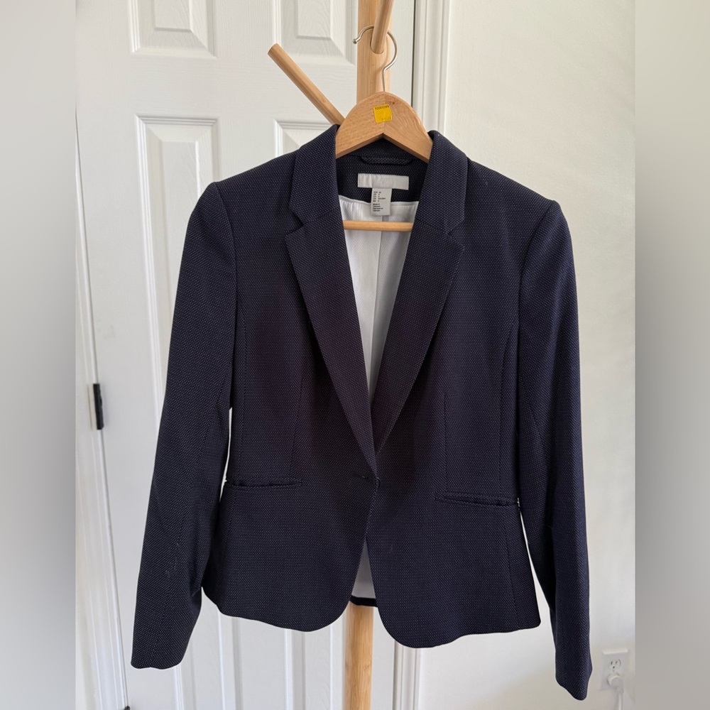 H&M Blue Blazer Suit Jacket